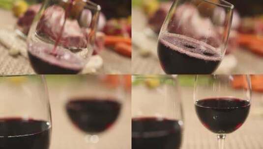 【镜头合集】红酒高脚杯玻璃杯 (2)高清在线视频素材下载