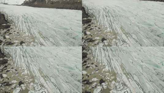 冰川的壮丽景观高清在线视频素材下载