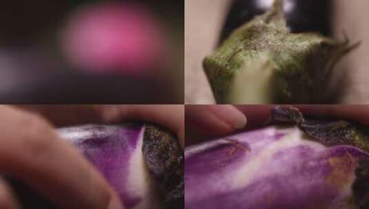 【镜头合集】富含花青素的植物表皮高清在线视频素材下载