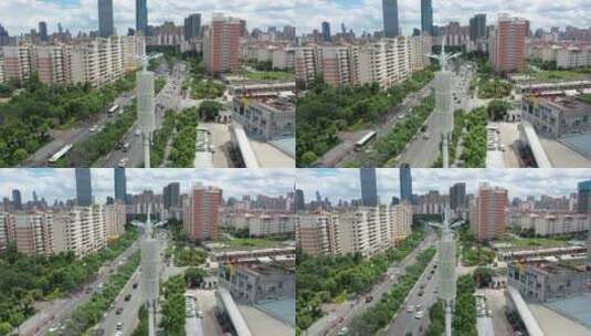 昆明北京路城市风光高清在线视频素材下载