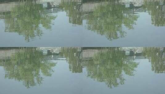北京什刹海湖水景色湖景可调色高清在线视频素材下载