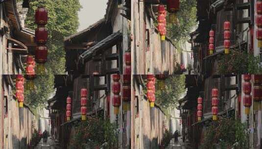 湖南黔阳古城古街小巷12【套组】高清在线视频素材下载
