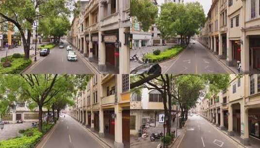 台山历史文化街区高清在线视频素材下载