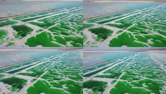 青海省海西州茫崖翡翠湖航拍高清在线视频素材下载