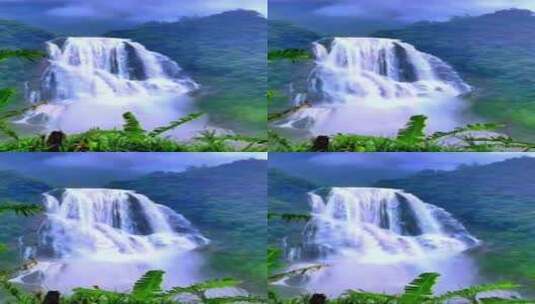 风景这边独好，宁波的瀑布最美风景治愈高清在线视频素材下载