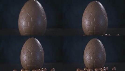 巧克力蛋微距镜头高清在线视频素材下载