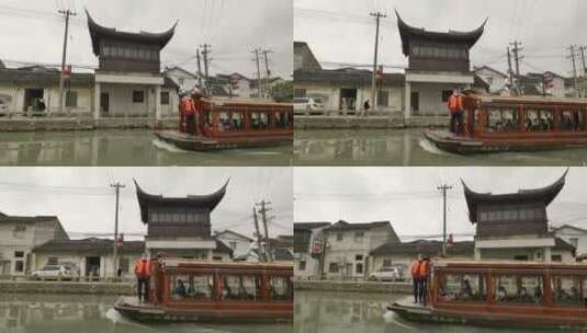 苏州七里山塘街古建筑人文高清在线视频素材下载