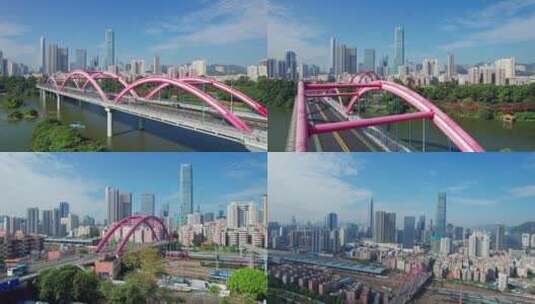 深圳罗湖彩虹桥高清在线视频素材下载