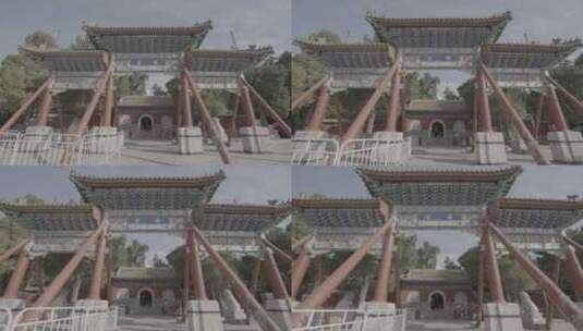 北京北海公园 白塔高清在线视频素材下载