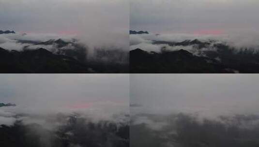 广东高州大山云卷云舒风起云涌高清在线视频素材下载