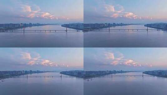 杭州西兴大桥高清在线视频素材下载