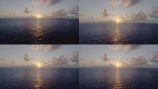 海洋太阳云层高清在线视频素材下载