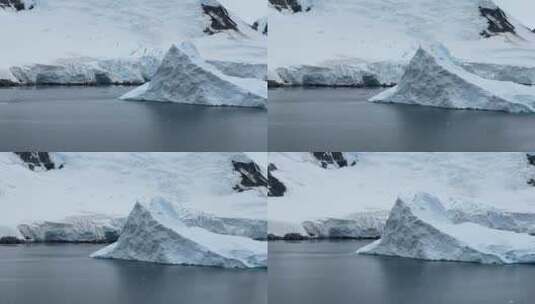 冰川融化 北极冰川 南极冰川 冰天雪地高清在线视频素材下载
