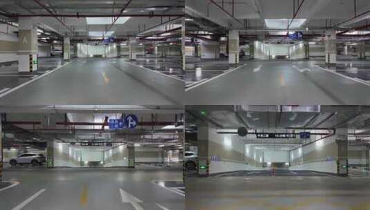 地下停车场高清在线视频素材下载
