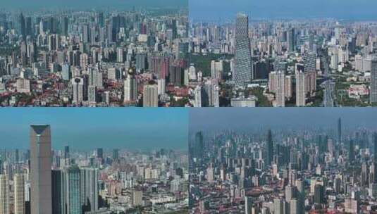4K航拍长江带超大城市高清在线视频素材下载