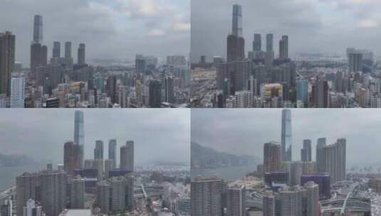香港环球贸易广场高清在线视频素材下载
