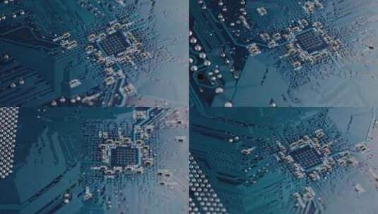 芯片 半导体 微芯片高清在线视频素材下载