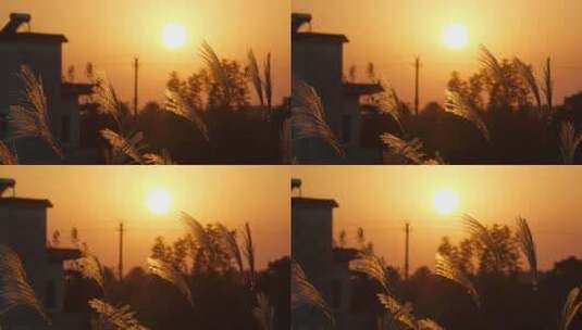 日落西山太阳下山摄影长焦特写高清在线视频素材下载