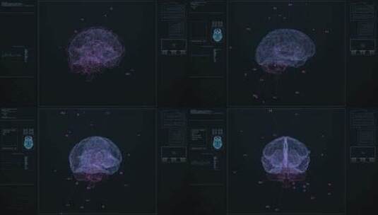 大脑HUD高清在线视频素材下载