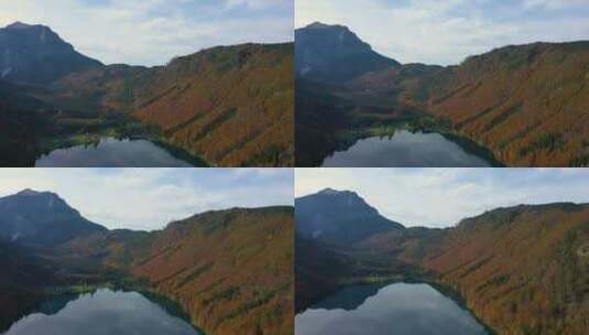 美丽的奥地利秋湖高清在线视频素材下载
