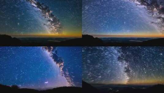 4k星空银河夜空繁星宇宙高清在线视频素材下载