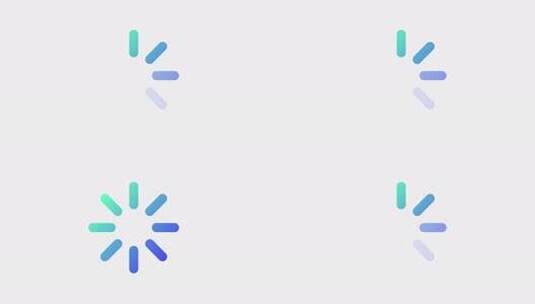动画加载渐变Ui图标高清在线视频素材下载