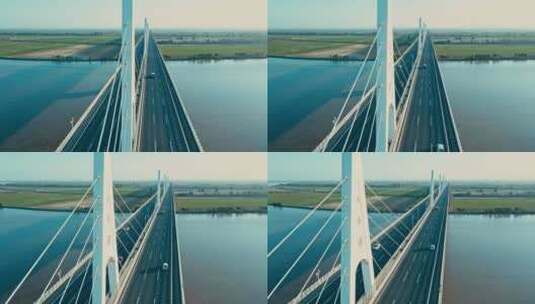 郑州黄河大桥高清在线视频素材下载