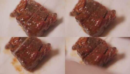 软烂番茄牛腩肉牛肉块 (1)高清在线视频素材下载