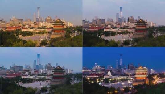 北京正阳门CBD 延时 1-A7RM3高清在线视频素材下载