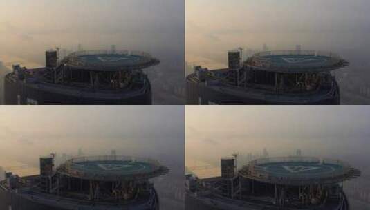 广州塔停机坪高清在线视频素材下载