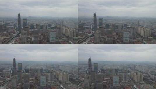 广州金融城航拍高清在线视频素材下载