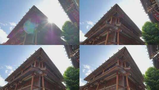 少数民族侗族村寨吊脚楼高清在线视频素材下载