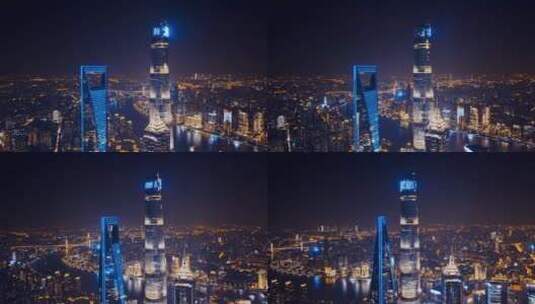 上海中心大厦高清在线视频素材下载