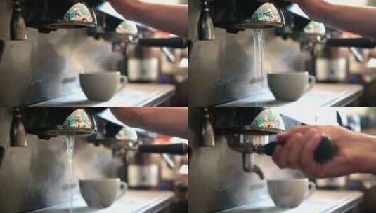 咖啡师煮鲜咖啡高清在线视频素材下载
