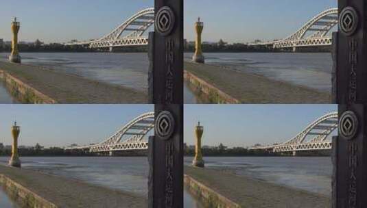 苏州宝带桥高清在线视频素材下载