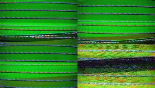 绿色波段闪烁马赛克高清在线视频素材下载
