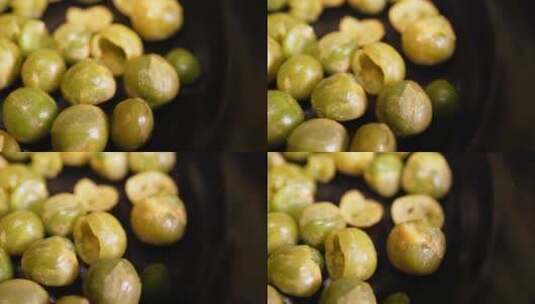 炒货零食青豌豆脆高清在线视频素材下载
