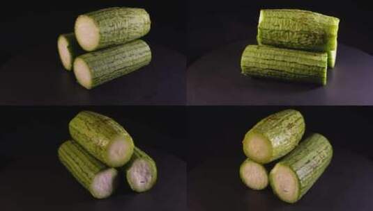 丝瓜蔬菜健康高清在线视频素材下载