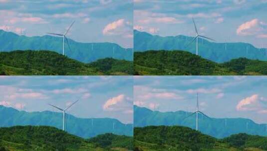 风力发电 风车高清在线视频素材下载