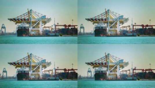 国际港口高清在线视频素材下载