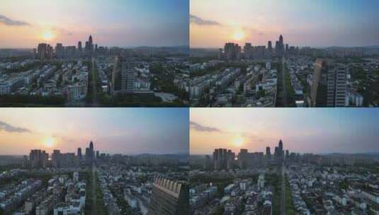 绍兴市城市风光高清在线视频素材下载