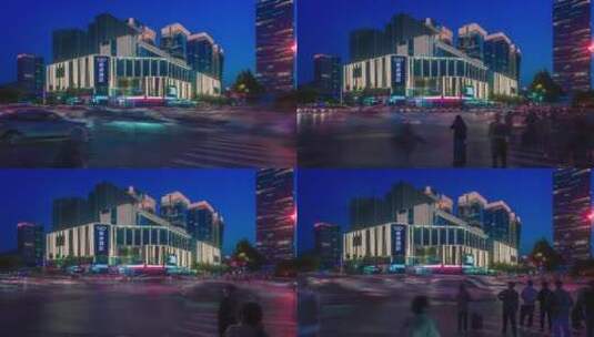 【正版素材】郑州升龙广场建筑高清在线视频素材下载