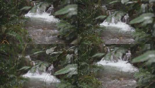 山林美景瀑布高清在线视频素材下载