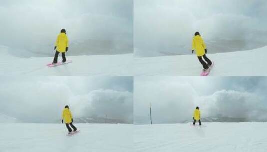 运动 安全帽 极限运动 滑雪高清在线视频素材下载