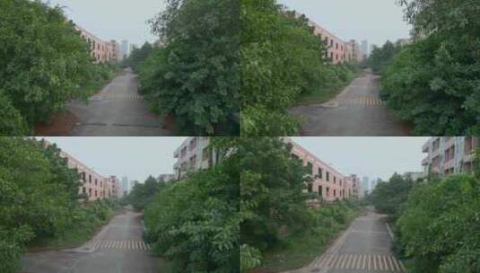 城市发展视频深圳光明区遗弃荒废工厂高清在线视频素材下载