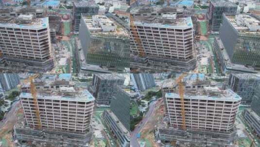 广州思科智慧城建筑工地高清在线视频素材下载