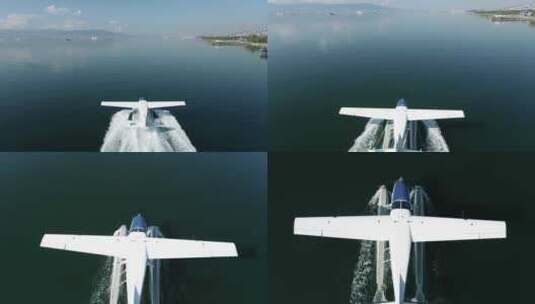 水上飞机高清在线视频素材下载