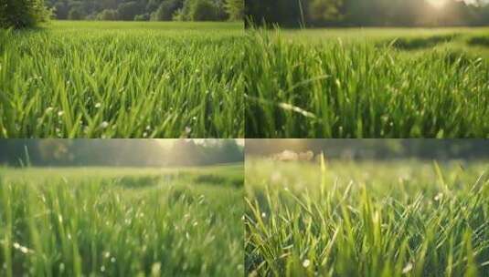 绿色草地 唯美大自然高清在线视频素材下载