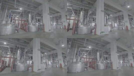 化工厂化学品药品锂电池电解液车间工厂10高清在线视频素材下载