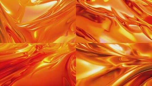 橙色质感波纹背景高清在线视频素材下载